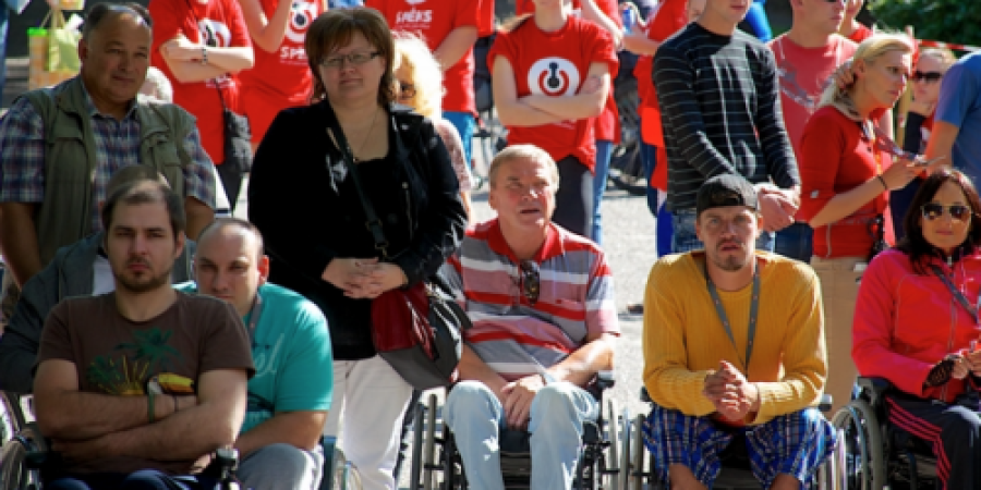 LMSBB Sporta spēles cilvēkiem ratiņkrēslos 2015