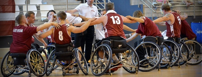 Latvijas ratiņbasketbolisti izcīna sesto vietu Eiropas čempionāta B divīzijā