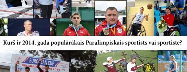 Latvijas Paralimpiskā komiteja aicina balsot par gada populārāko sportistu