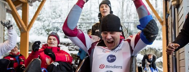 Parabobslejists Alvils Brants izcīna uzvaru Pasaules kausa posmā Lillehammerē Parabobslejists Alvils Brants izcīna uzvaru Pasaules kausa posmā Lillehammerē