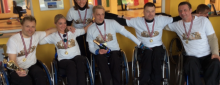 Noskaidroti ratiņkrēslu kērlinga čempioni