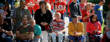 LMSBB Sporta spēles cilvēkiem ratiņkrēslos 2015